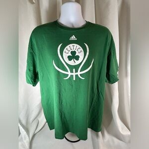 Adidas the - to- go tee Boston Celtics basketball short sleeve tee shirt green